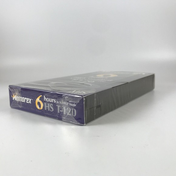 Blank VHS Video Tape Memorex High Standard T-120 6 Hours New Sealed - Picture 4 of 6